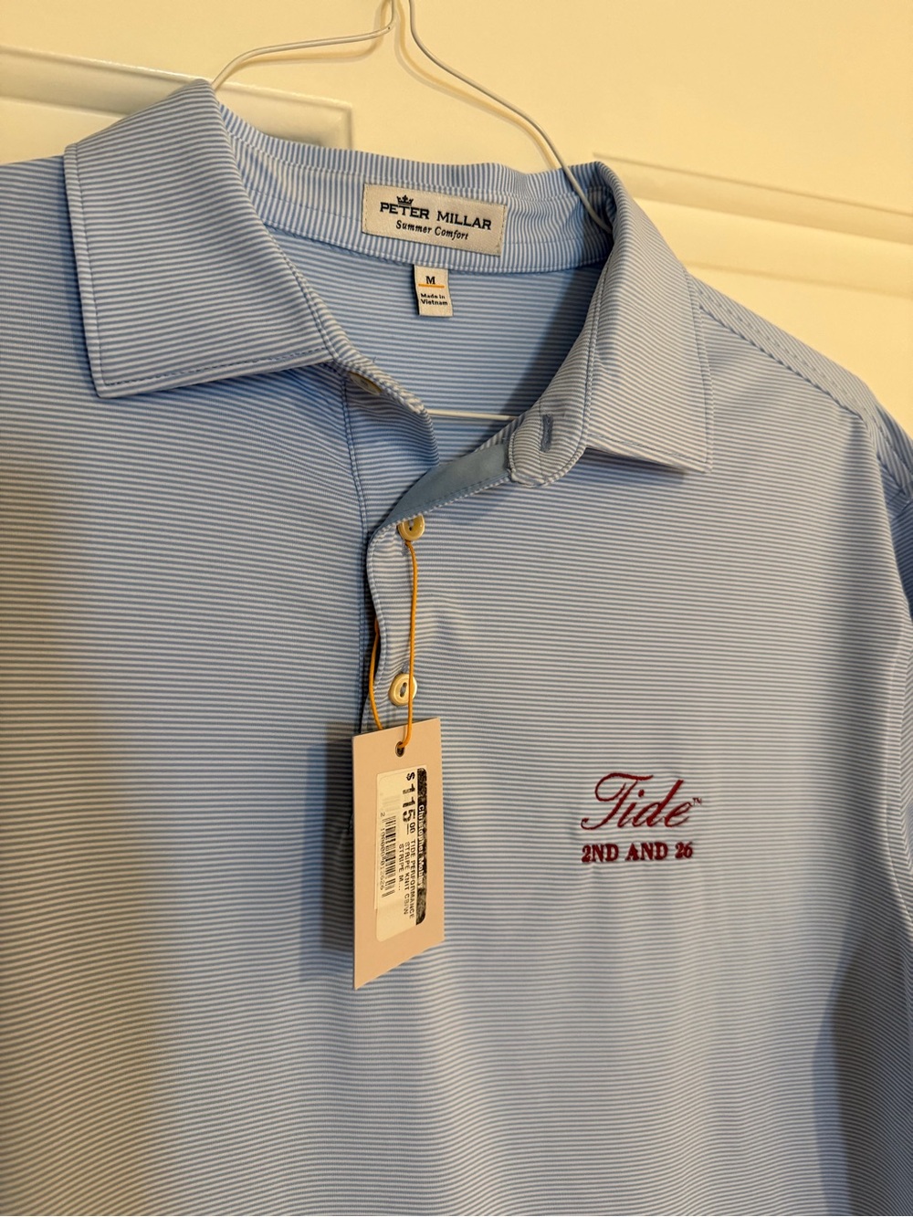 Peter Millar University of Alabama golf shirt
